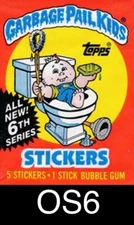 1986 GPK OS6 YOU PICK Complete Your Set! *ALL NM-MT* *FREE SHIPPING!*