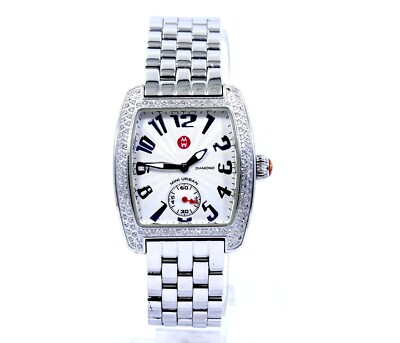 MICHELE URBAN MINI DIAMOND White Dial Stainless Steel Quartz