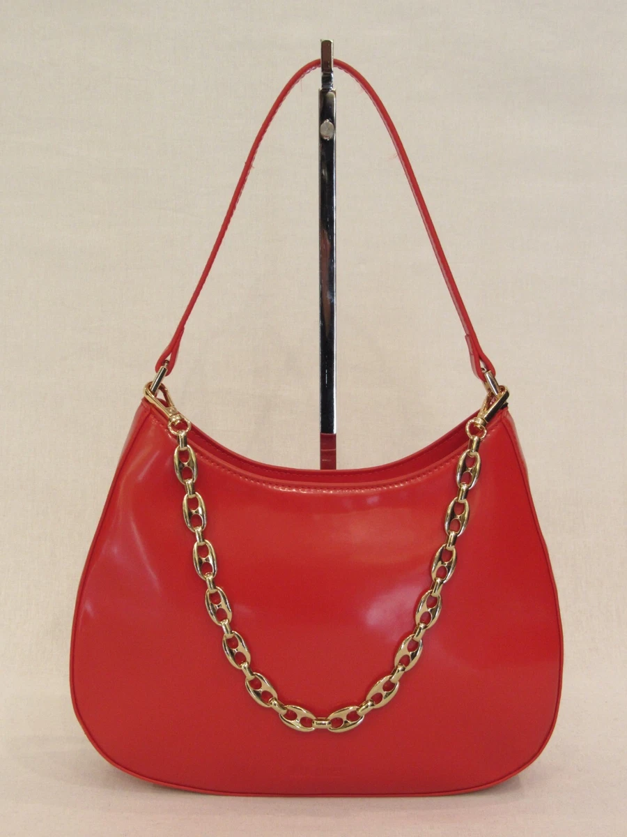 Borsa rossa lucida sale