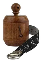 Maison Sajou Wooden Tape Measure Black Ribbon