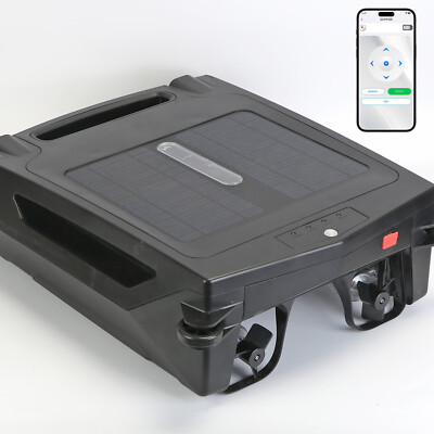 Solar Robotic Pool Skimmer 2 Cleaning Mode Automatic Swimming Pool Cleaner Robot