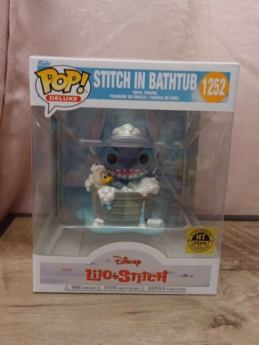 Funko Pop! Disney: Lilo & Stitch - Deluxe Stitch in Bathtub (Expo Exclusive) Vinyl Figure