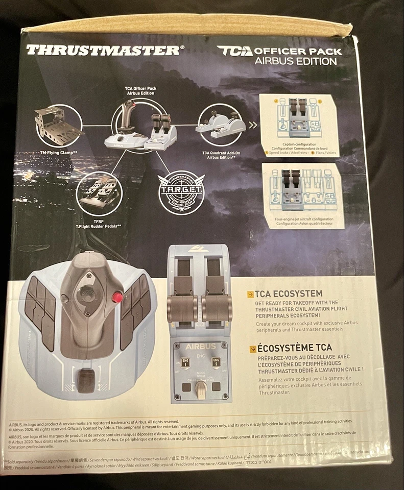 Thrustmaster TCA Officer Pack Airbus Edition Joystick Flightstick PC FREE SHIP! - Image 2 of 4