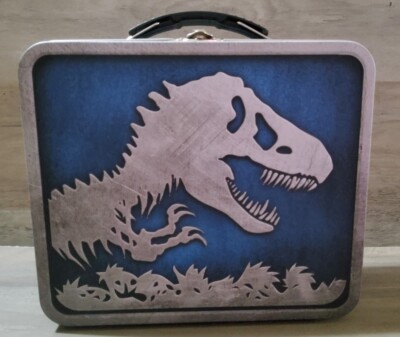 Jurassic Park World Walmart Limited Edition Metal Lunchbox Textured 2015 
