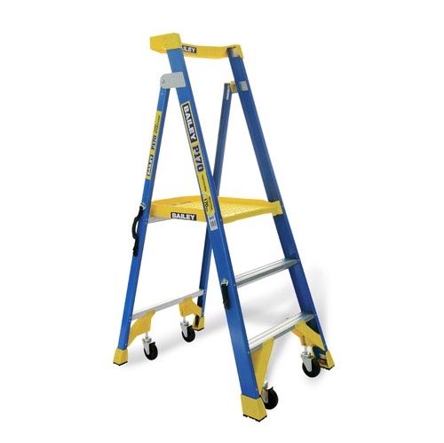 Bailey Platform Ladder P170 0.9m 3 Step Fibreglass Stepladder FS13530 - Picture 7 of 7
