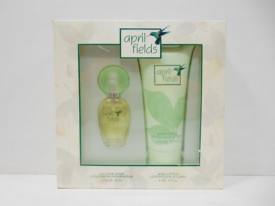 APRIL FIELDS .5 OZ COLOGNE SPRAY & 6 OZ BODY LOTION GIFT SET (WOMEN) *NEW*