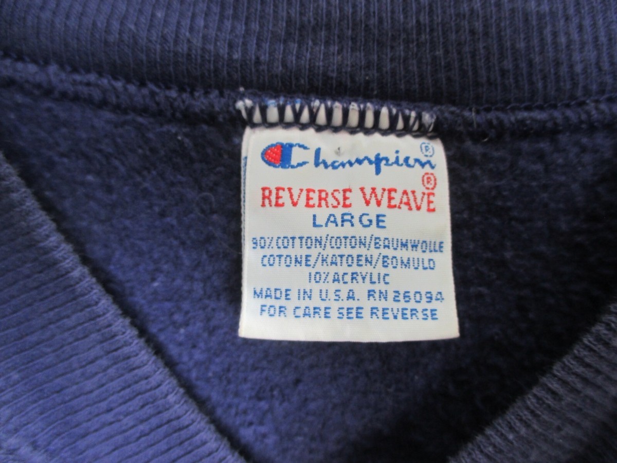 Vintage 1990's Champion Reverse Weave Snap Cardigan Sweatshirt