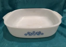 Anchor Hocking ~ Fire King ~ 3 Qt Blue Cornflower Casserole Dish