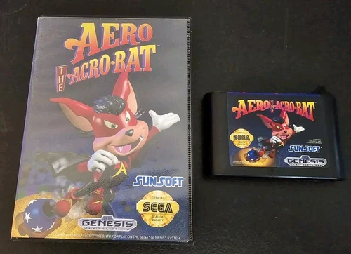 Aero the Acrobat (Sega Genesis) Tested No Manual