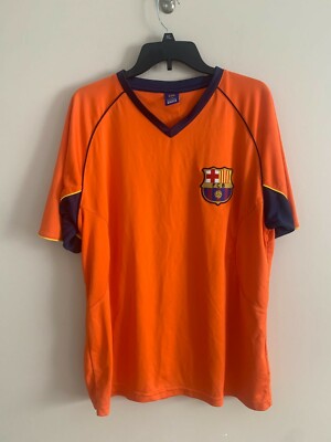 FC Barcelona Orange Jersey Size XL