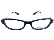 New MICHAEL KORS MK8023 3133 52mm Black 52-17-135 Women's Eyeglasses Frame .