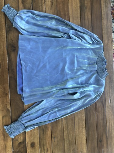 Pequeño Shein Azul Brillante camisa de mangas largas Vestir usado en  excelente estado | eBay