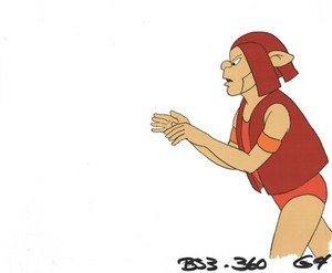 Blackstar 1981 Original Production Animation Cel Filmation Screen-used g4