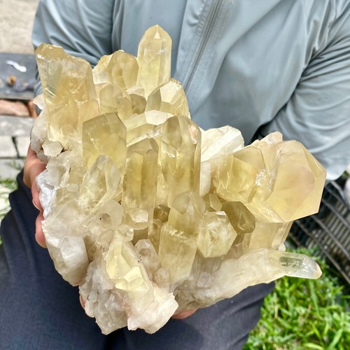 10.23LB Natural Citrine cluster mineral specimen quartz crystal healing - 第 9/13 張圖片
