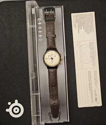 Swatch Chrono Lodge SCB111 - 1993 - Neuwertig