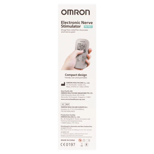 Omron Electronic Nerve Stimulator (HV-F021) TENS Therapy for Muscle Pain Tension - Picture 3 of 4
