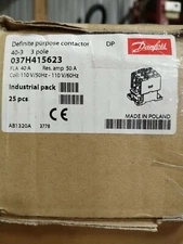 (lot of 25) Danfoss dp 40-3 pole  definite purpose contactor (d)