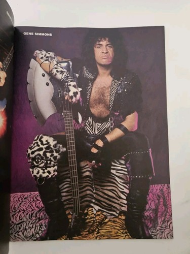 KISS - Movie Mirror Magazine - January 1987 - Gene Simmons Paul Stanley - Picture 3 of 4