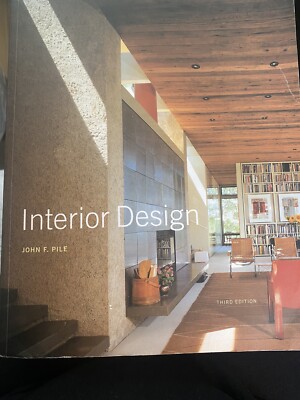 Interior Design 2003 Third Edition Used Paperback Book By John F. Pile 