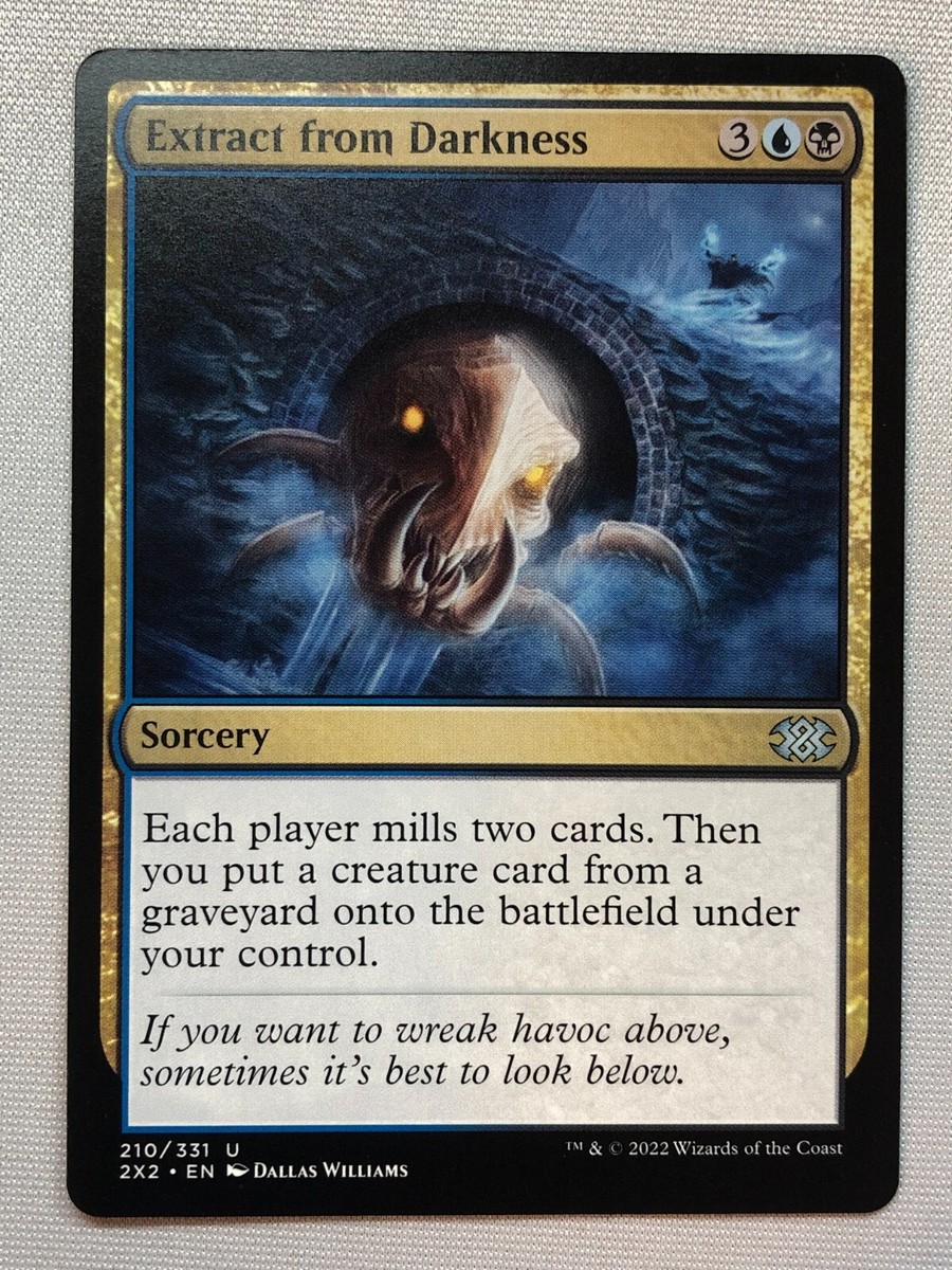 MTG Double Masters 2022 Extract from Darkness 210 NM/M | eBay