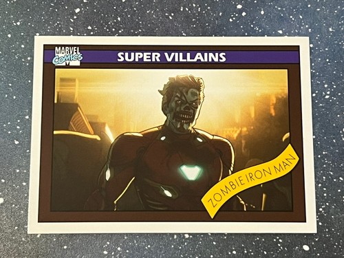 Zombie Iron Man [Purple Marvel Universe] #37 Marvel 2023 Upper Deck What If card