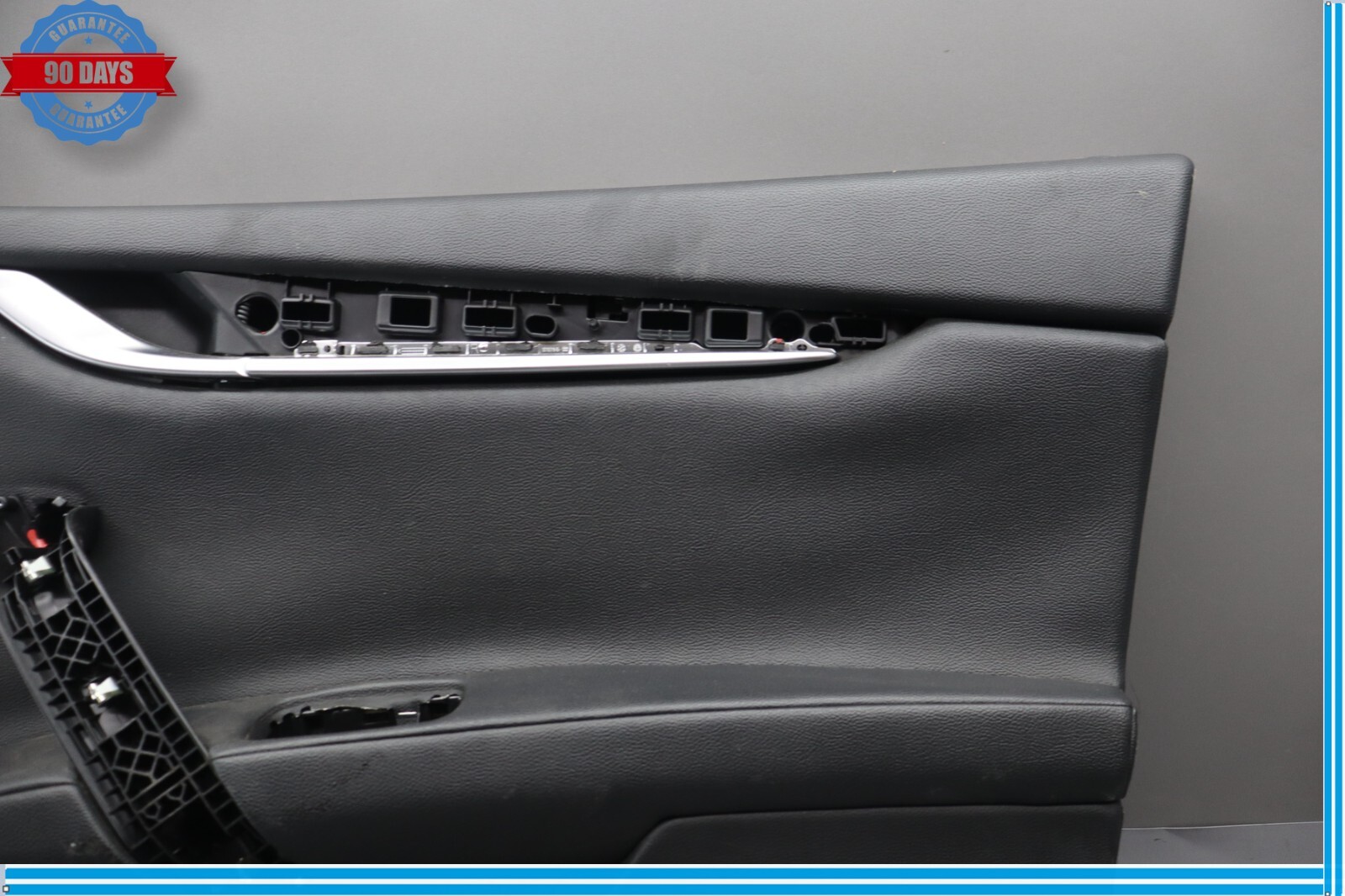 14-17 Maserati Ghibli Front Right Side Interior Door Panel Assembly Black Oem