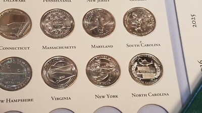 2018-2024, 25 Coin Folder Set Mint Uncirculated Innovation U.S