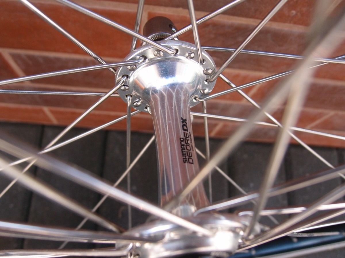 road bike 700C wheel set Araya Shimano Deore DX FH-M650 HB-M650