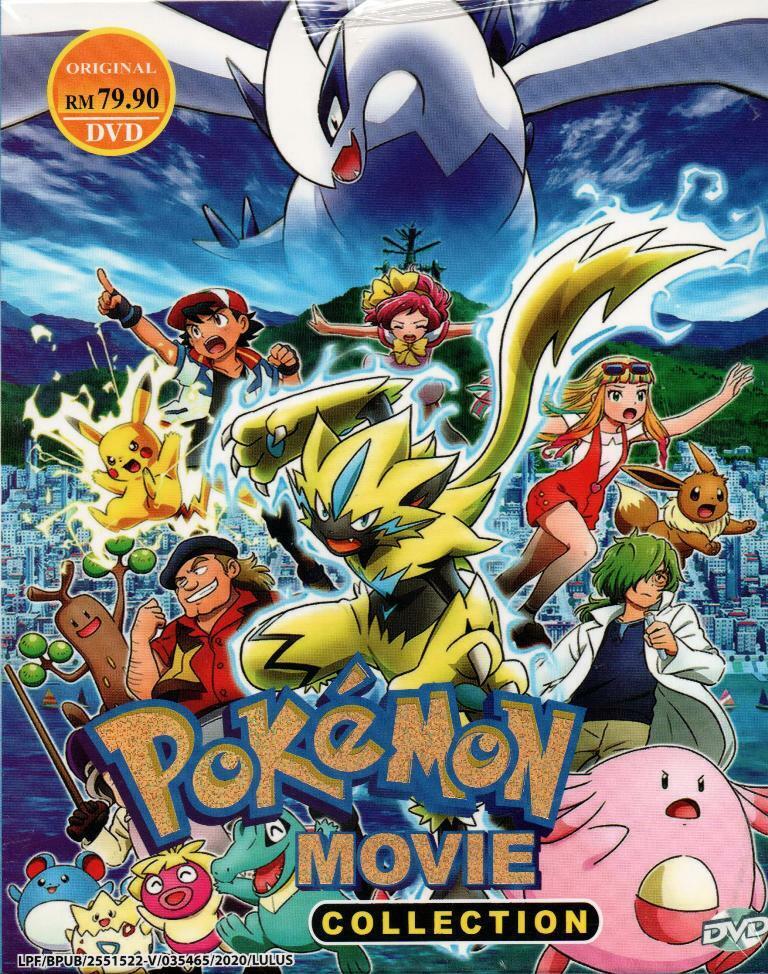 Pokemon The Movie Collection 25 in 1 Anime DVD English Subtitle for sale  online