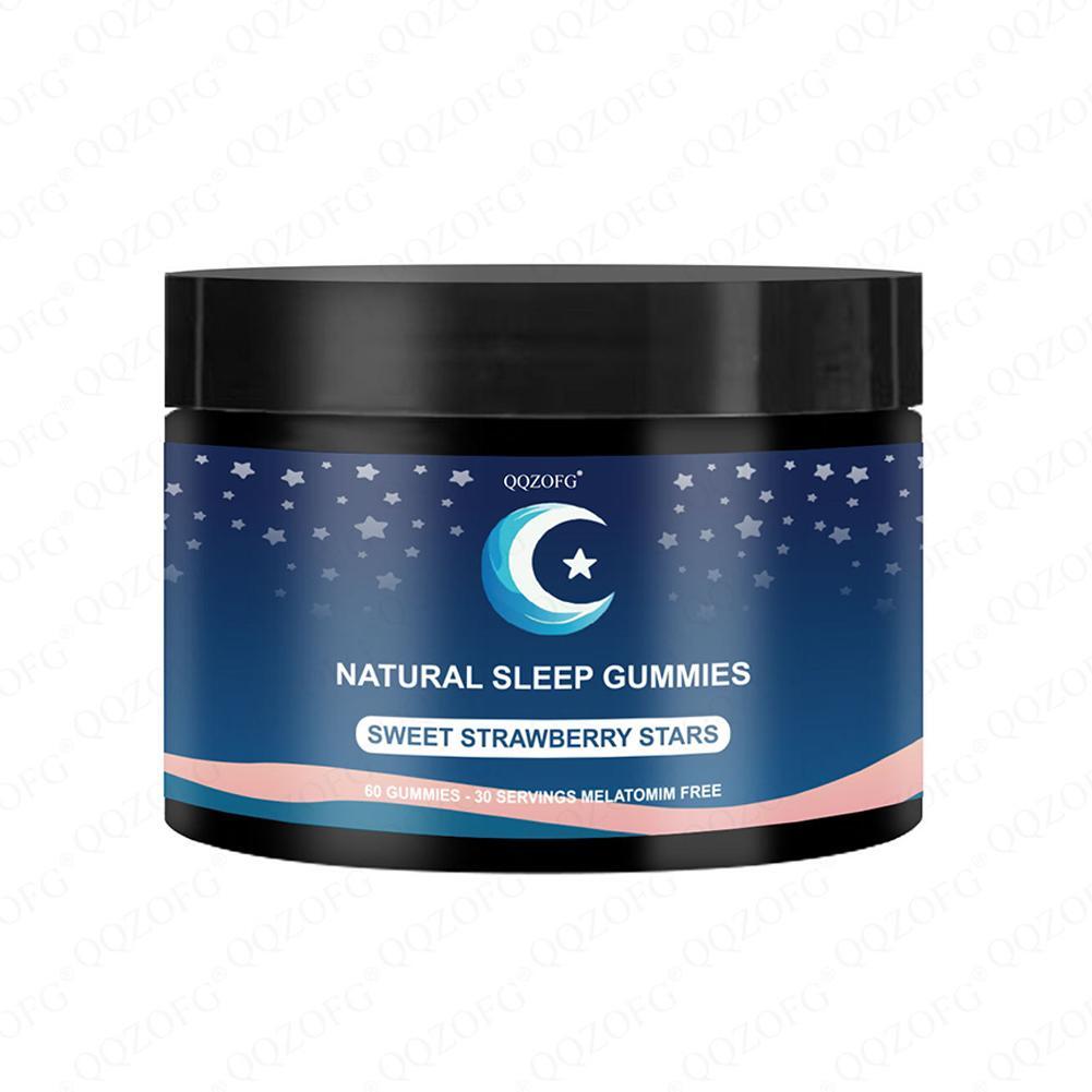 Gomitas naturales para dormir | Sweet Strawberry Stars 1 paquete 60 piezas - EN STOCK