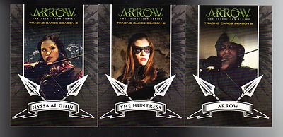 Cryptozoic Arrow season 2 A1 thru A3  card set 
