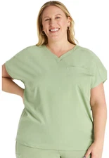 Cool Cucumber Cherokee Scrubs Atmos V Neck Top CK836A CUBR