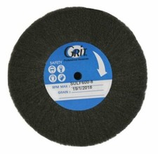 Satin Finish Buff 100 MM x 20 MM Gray Ultra-Fine Grit Jewelry Abrasive Polisher