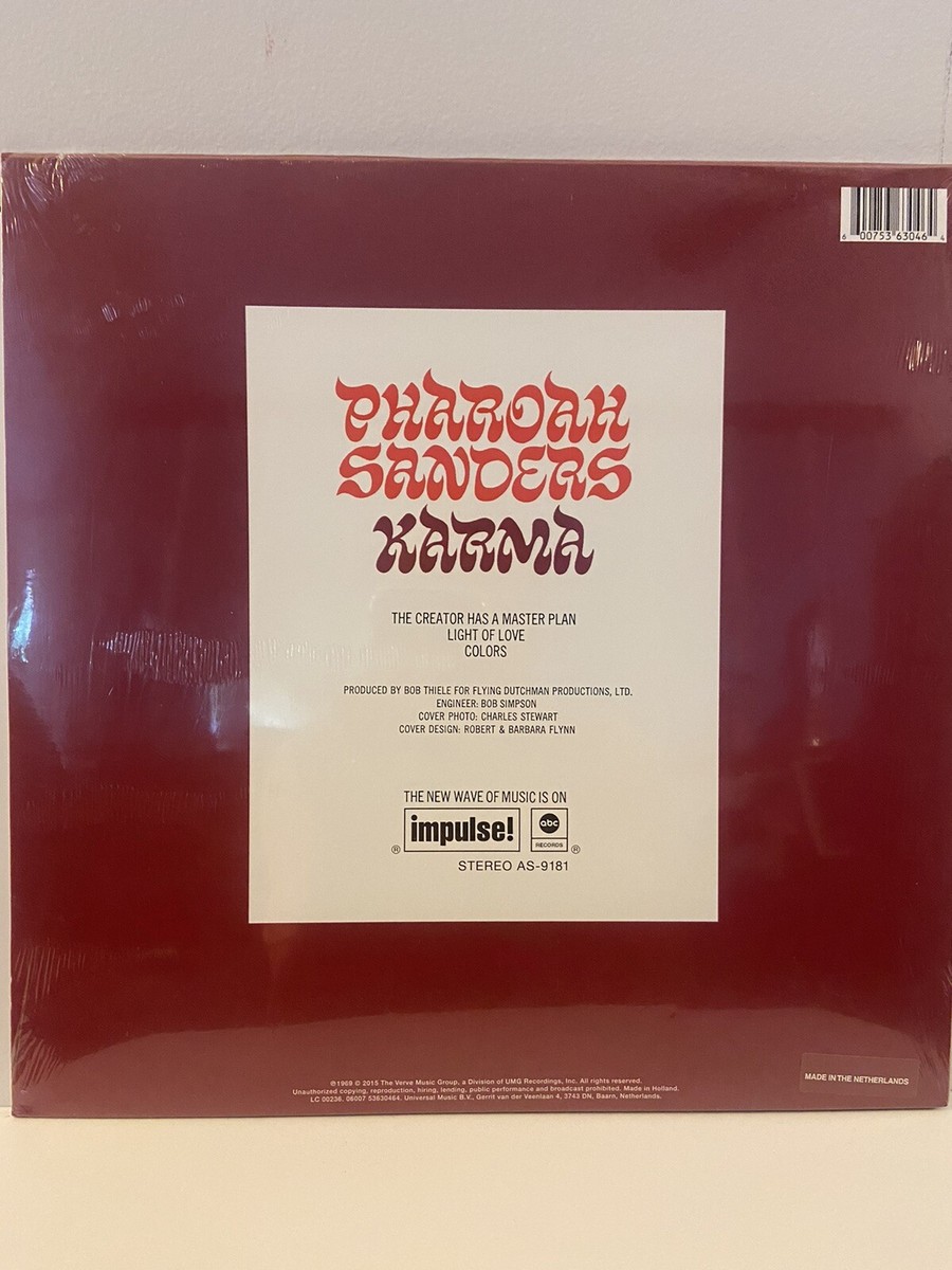 Pharoah Sanders - Karma - 2015 Euro Release - Impulse! – AS-9181