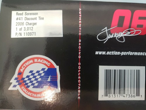 2006 #41 Reed Sorenson Discount Tire 1/24 - Picture 12 of 12