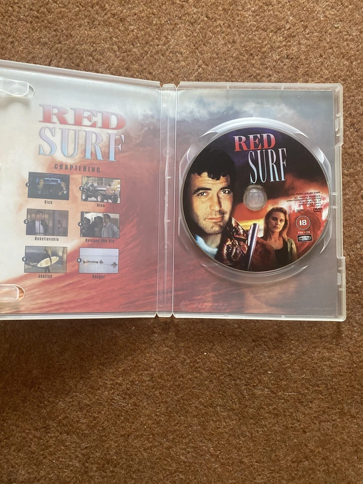 Red Surf (Pre Owned DVD) Excellent Condition George Clooney Gene Simmons - Image 3 of 3