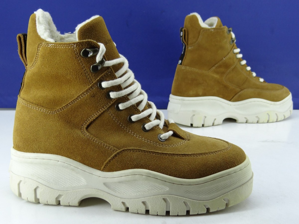 Sommerkind Schuhe Plateau Gefüttert Damen Stiefeletten Boots