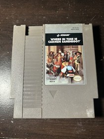 WHERE IN THIS TIME IS CARMEN SANDIEGO NINTENDO NES CARTRIDGE ONLY