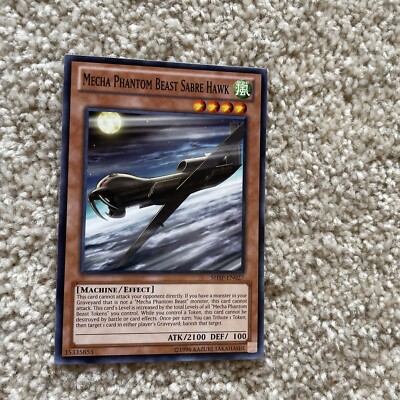 Mecha Phantom Beast Sabre Hawk SHSP-EN027 Yu-Gi-Oh! Card Light Play Unlimited