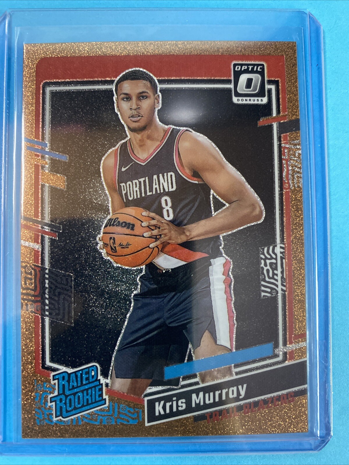 2023-24 Donruss Optic Copper Glitter Rated Rookie Kris Murray #213 Portland /99