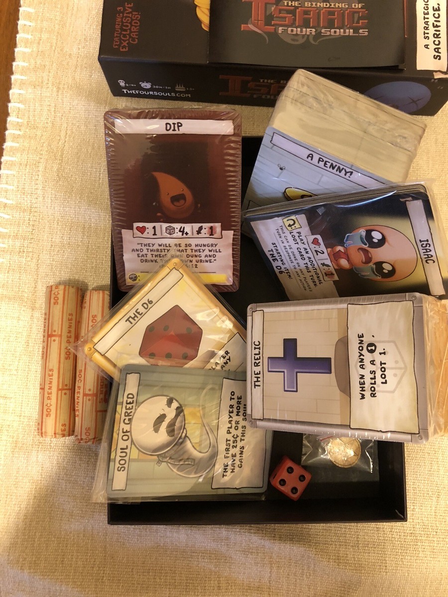 The Binding Issac: Four Souls Card Game w/ 3 Exclusive Bonus Soul Cards 846626027942| eBay The Binding Issac: Four Souls Card Game w/ 3 Exclusive Bonus Soul Cards 846626027942| eBay