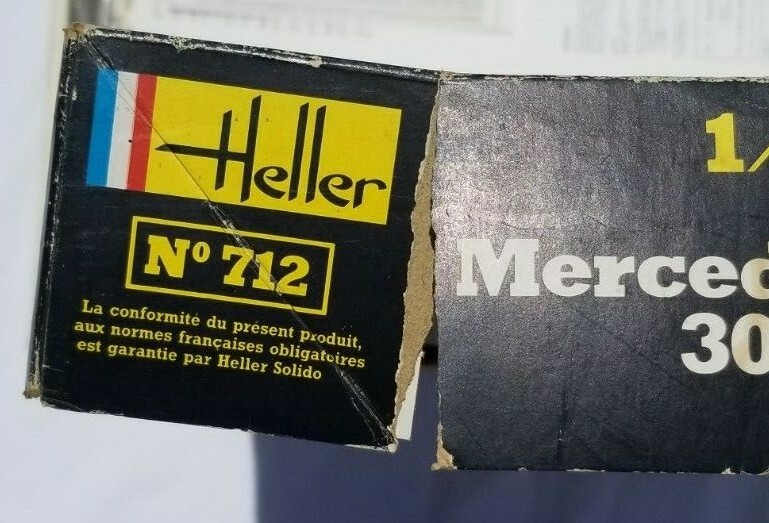 MAQUETTE VOITURE MERCEDES benz 500 roadster heller 1/24 119 pièces NEUF