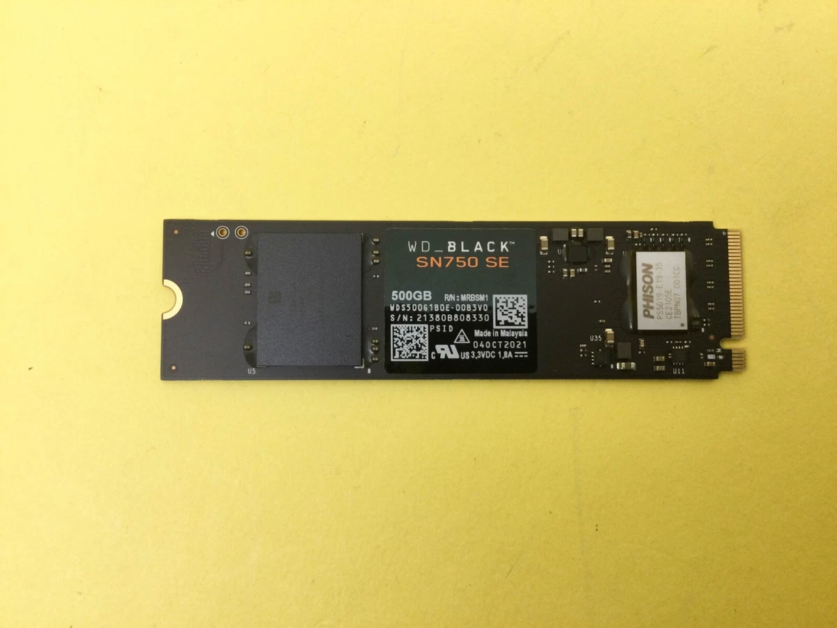 BLACK SN750 NVMe 500GO