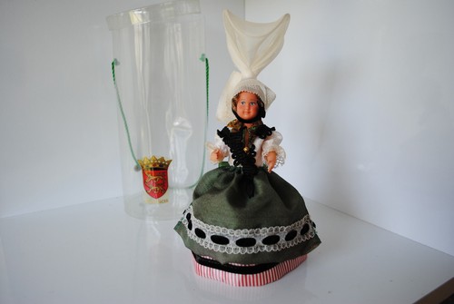 N°8) ANCIENNE POUPEE FOLKLORIQUE DOLL JEPLAY PETITCOLLIN REGION