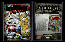 2024 Marvel Fleer Ultra Wolverine Team Affiliations Green Alpha Flight
