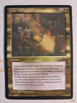 Lim-Dul's Vault - Alliances - MTG Magic LP BULK DISCOUNT