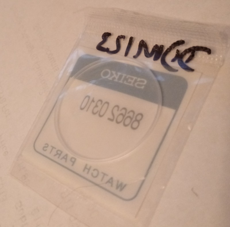 Seiko Crystal Glass Gasket 86620310 Fits 7S26-02T0 SNKE01
