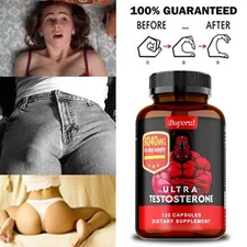 Ultra Testosterone - Tribulus, Ashwagandha, Horny Goat Weed, Maca, Men's Health