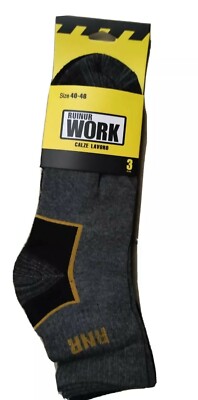 6 paia di calze in FILO DI SCOZIA da uomo lunghe calzini cotone 100% nero blu eB