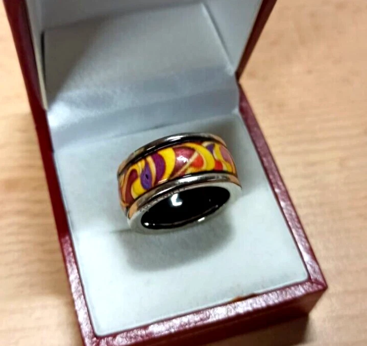 Bandring Ring im FW Stil (Hommage à Alphonse Mucha) Ø15,3 mm